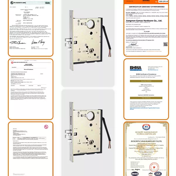 CamaxIST manufactures ANSI, BHMA and UL-certified electrified mortise locks