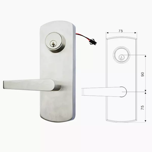 CMPA410-TD-EL/EU, Camax's electrified exit device trim