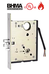 CML850, Camax's electfified mortise locks certified to ANSI, BHMA, UL